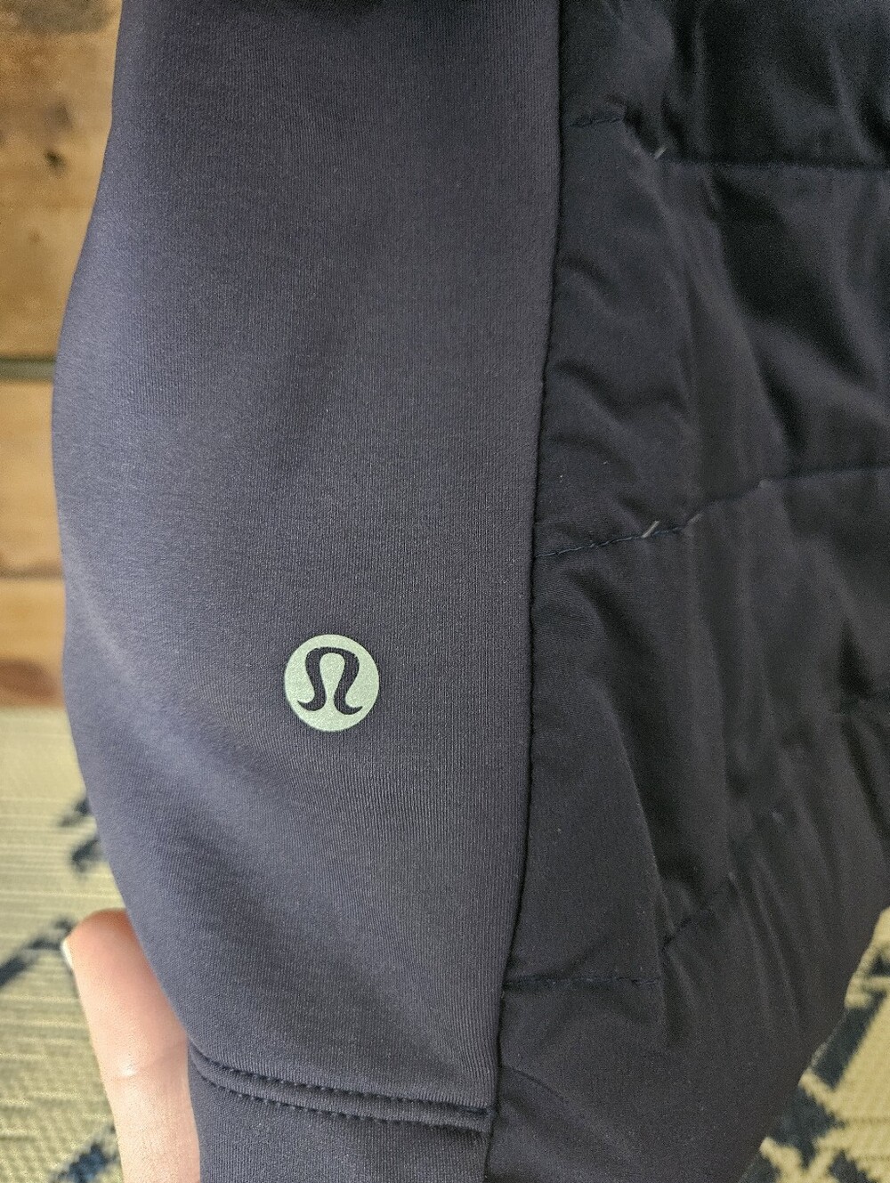 Lululemon Down For It All Vest In Color NAVY - Picture 9 of 10